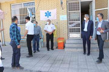 سفر یک روزه رئیس دانشگاه علوم پزشکی استان سمنان به شهرستان دامغان 